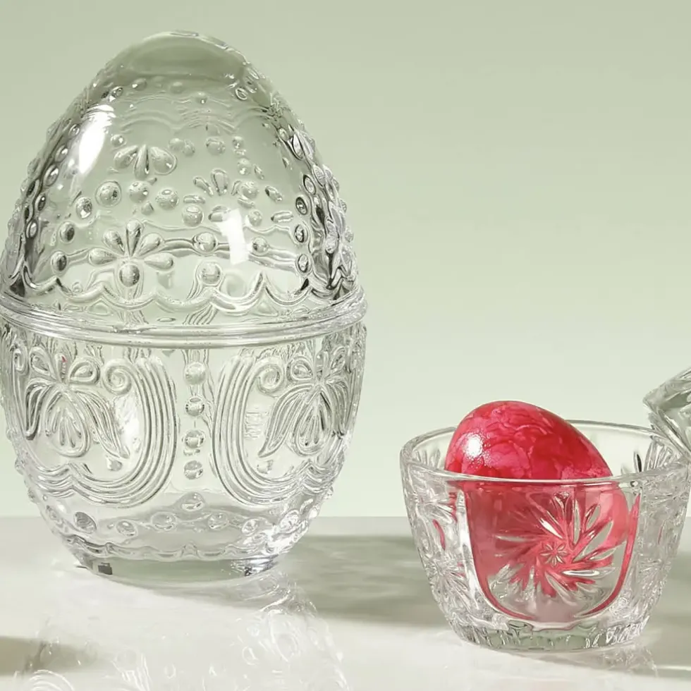 Bonboniere Glas Ei Felizia Kaheku