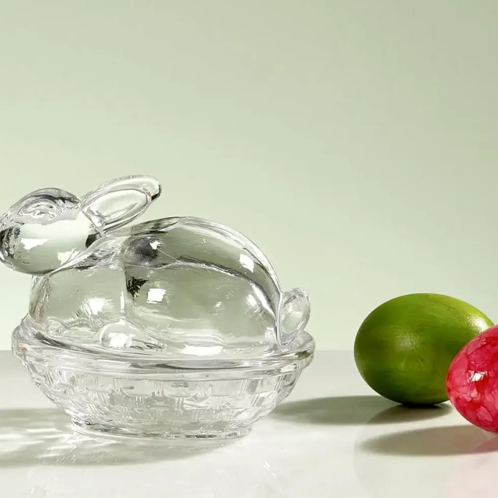 Bonboniere Glas Hase Felizia Kaheku Höhe 8 cm