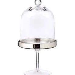 Bonboniere Glas mit Platinrand LEOS Edzard D 11 cm