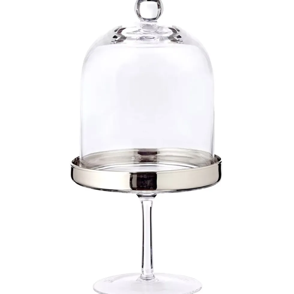 Bonboniere Glas mit Platinrand LEOS Edzard D 11 cm