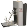 Buchstütze Anker silber antikfinish Höhe 16 cm