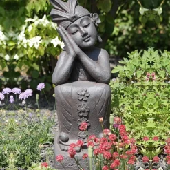 Buddha Gartenfigur groß PHUSSA H 70 cm