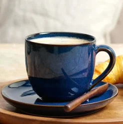 Cappuccinotasse blau ASA saisons midnight blue 130 ml