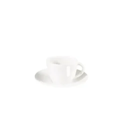 Cappuccino Tasse | Espressotasse mit Untertasse weiß ASA à table