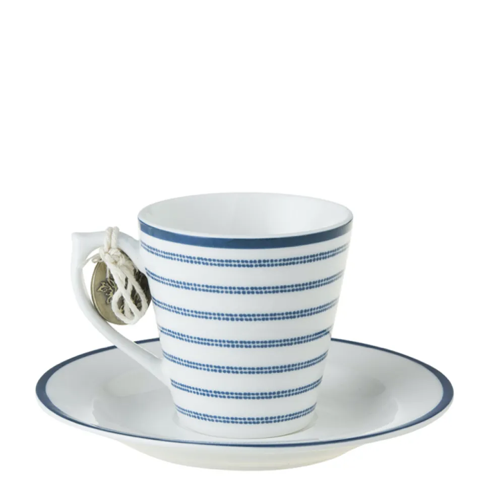 Cappuccinotasse Laura Ashley Candy Stripe