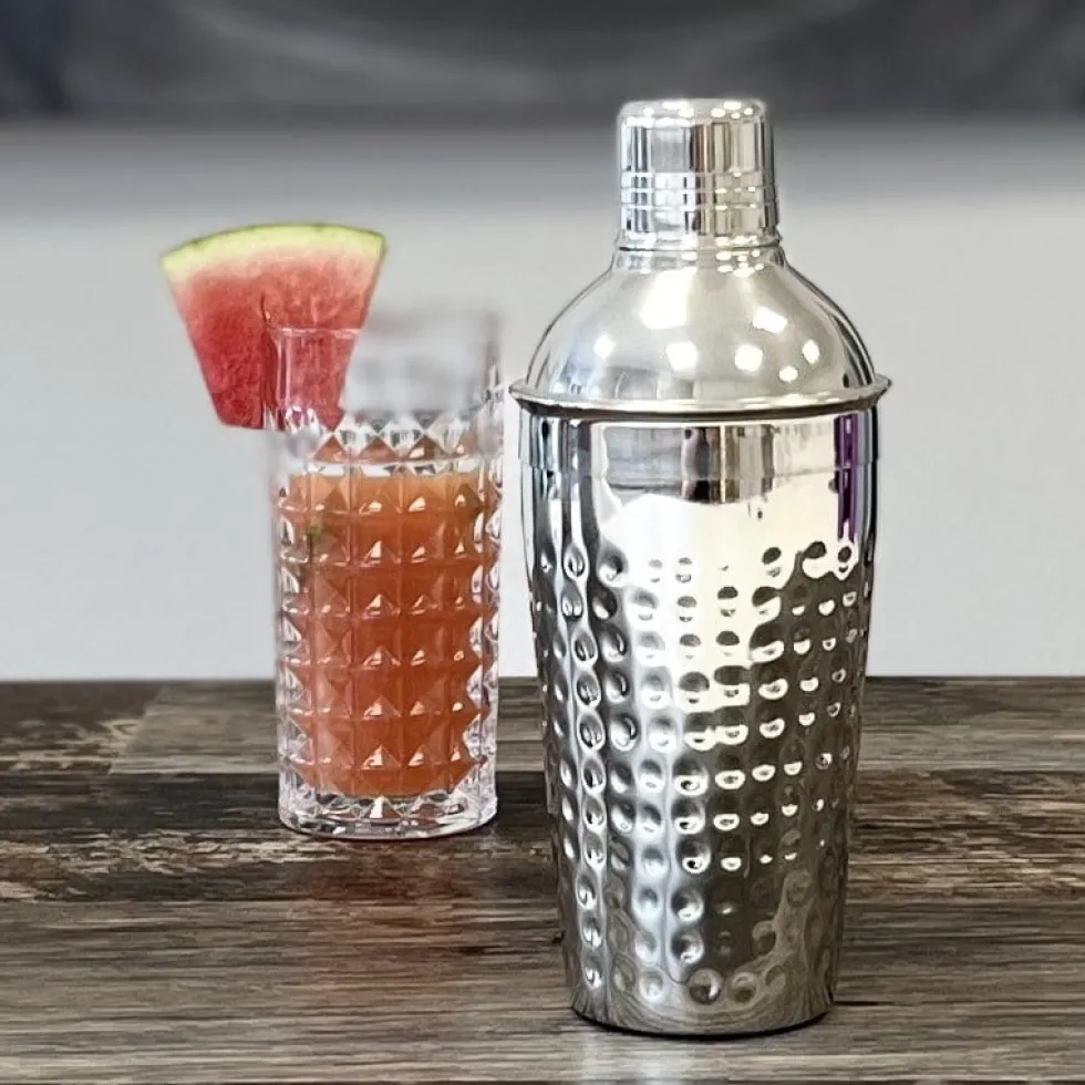 Cocktail Shaker Edelstahl Bruna Kaheku Höhe 21 cm