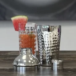 Cocktail Shaker Edelstahl Bruna Kaheku Höhe 21 cm