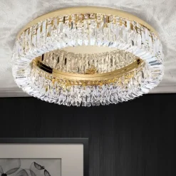 Deckenleuchte Kronleuchter modern gold RONDO