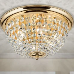 Deckenleuchte Kronleuchter modern gold CESTINO