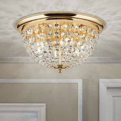 Deckenleuchte Kronleuchter modern gold CESTINO