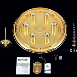 Deckenleuchte Kronleuchter modern gold CESTINO