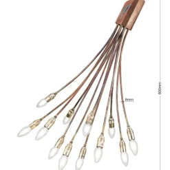 Deckenleuchte modern MODENA 12-flammig H 80 cm
