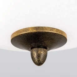 Deckenleuchte rund 40 cm ANDRIA gold antik
