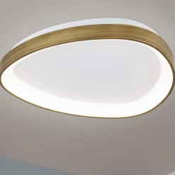 Deckenleuchte rund 45 cm CLÉA messing antik