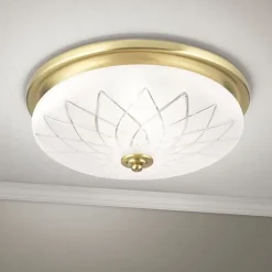 Deckenleuchte rund PAM weiß 37 cm