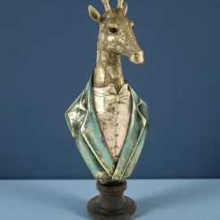 Deko Figur Büste Graf Giraffe Werner Voß Höhe 51 cm