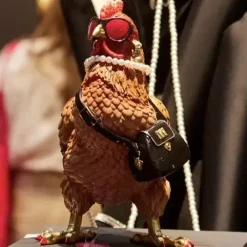 Deko Figur Crazy Chicken Werner Voß Höhe 29 cm