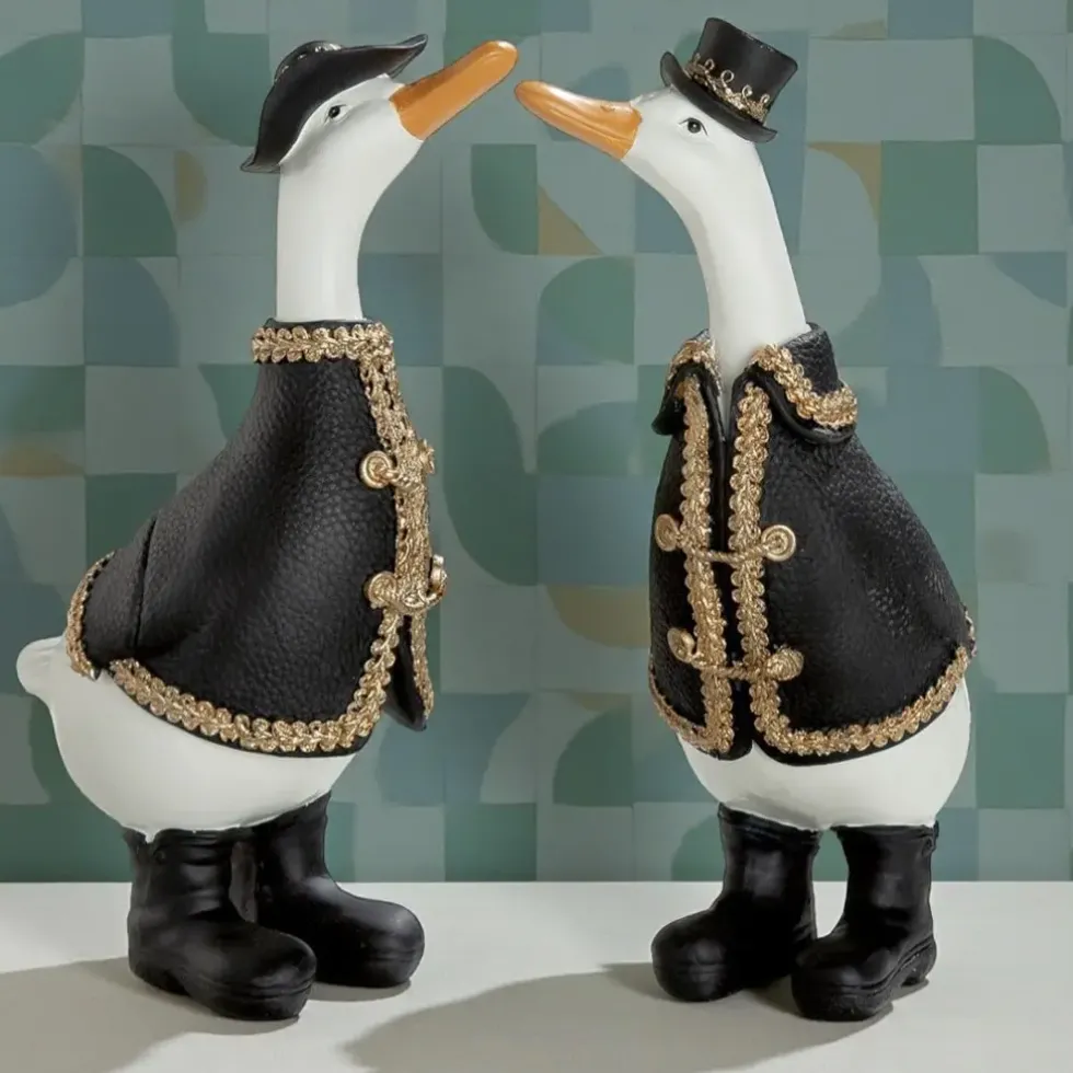 Dekofiguren 2er Set Gänse snooty Casablanca Höhe 25 cm