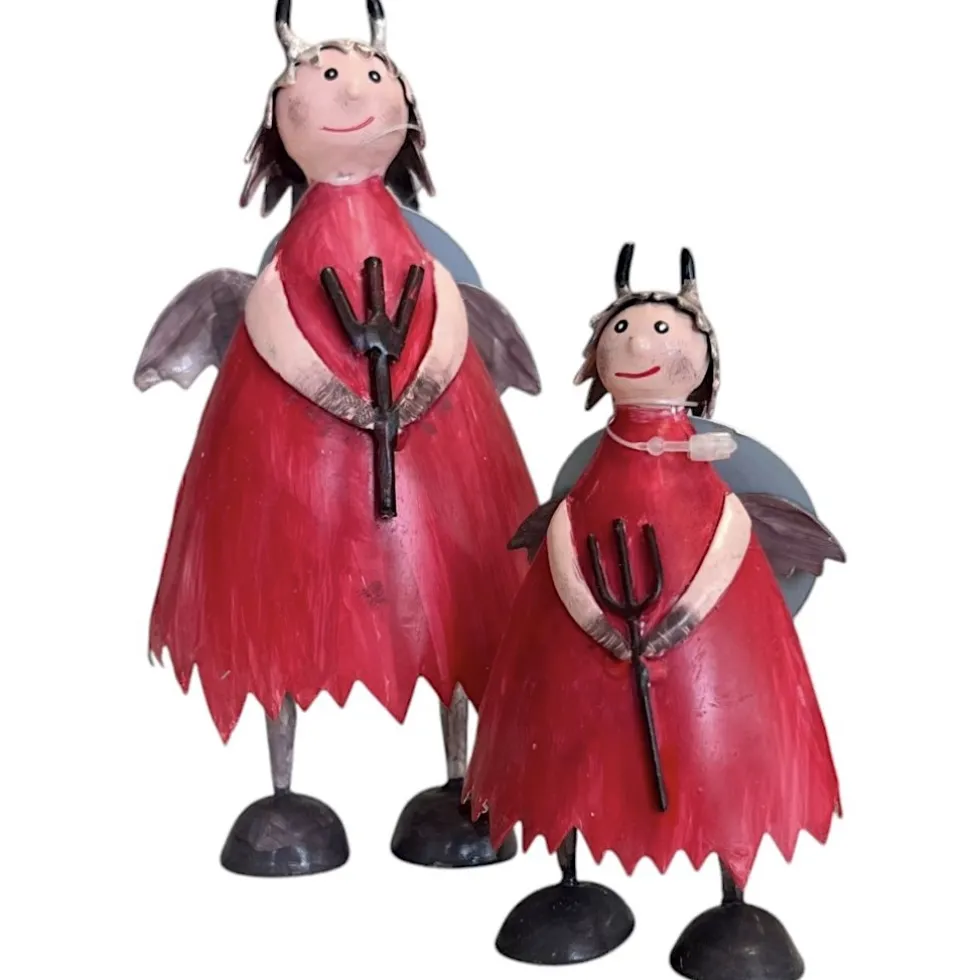 Deko Figuren Teufel 2er Set Pape Kunstgewerbe