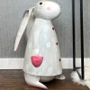 Dekofigur Hase Betty grau Pape Kunstgewerbe Höhe 53 cm