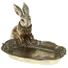 Deko Figur Hase mit Schale Kartenhalter Werner Voß