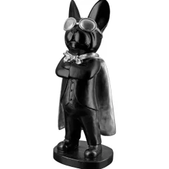 Dekofigur Hero Dog schwarz Casablanca Höhe 33 cm