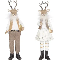 Deko Figur Hirschpaar Gerd & Gerda H 26 cm