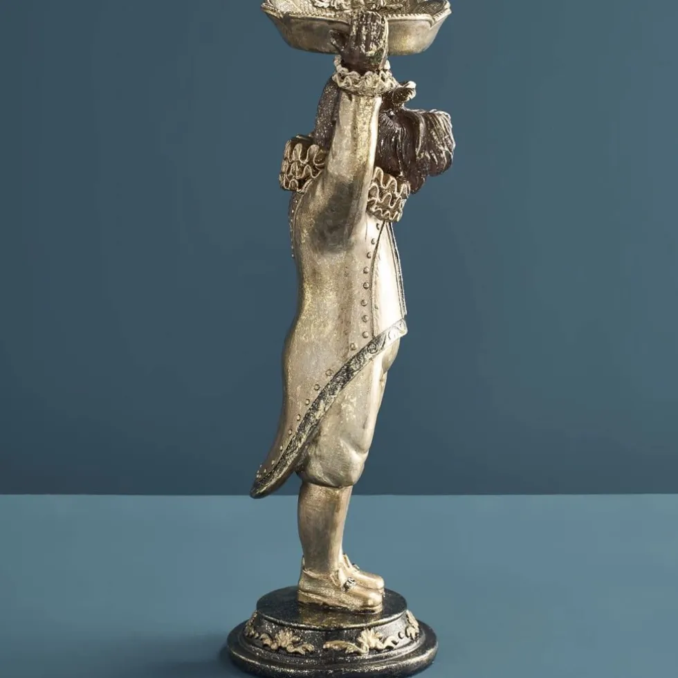 Deko Figur Hund mit Frack Kartenhalter Werner Voß Höhe 31 cm