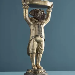 Deko Figur Hund mit Frack Kartenhalter Werner Voß Höhe 31 cm