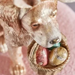 Deko Figur Hund mit Korb Werner Voß Höhe 35 cm