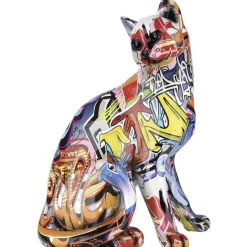 Dekofigur Katze Street Art Casablanca Höhe 29 cm
