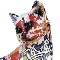 Dekofigur Katze Street Art Casablanca Höhe 29 cm
