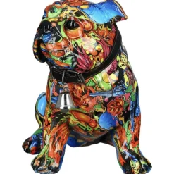 Dekofigur Mops Street Art Casablanca Hände 23 cm