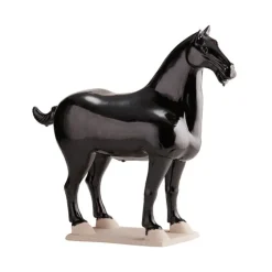 Dekofigur Pferd GiftCompany schwarz Höhe 27 cm