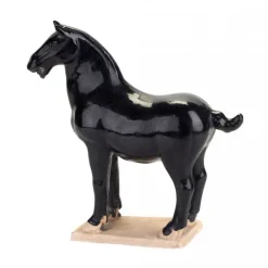 Dekofigur Pferd GiftCompany schwarz Höhe 27 cm
