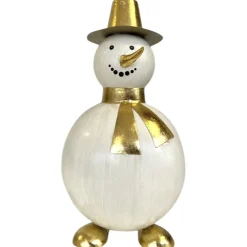 Deko Figur Schneemann Rolf Pape Kunstgewerbe Höhe 41 cm