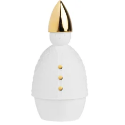 Dekofigur weiß Wintermärchen Nikolaus Räder Design Höhe 13 cm