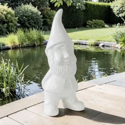 Deko-Figur Zwerg weiß Grindol Kaheku Höhe 37 cm