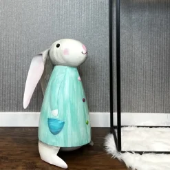 Deko Hase Betty türkis Pape Kunstgewerbe Höhe 53 cm