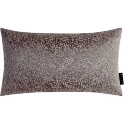 Dekokissen Magma ESTRELLA mittelgrau mit Federfüllung 30×50 cm
