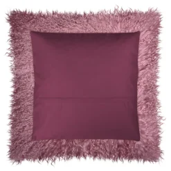 Dekokissen Magma PAMINA altrose 40×40 cm Echtfell
