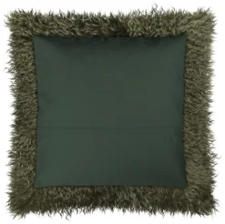 Dekokissen Magma PAMINA grün 40×40 cm Echtfell