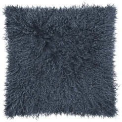 Dekokissen Magma PAMINA petrol 40×40 cm Echtfell