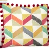 Dekokissen WORDSWORTH HOLBECK mit Pompoms 40×40 cm