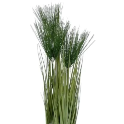 Deko Kunstpflanze Zyperngras im Topf grün H 80 cm