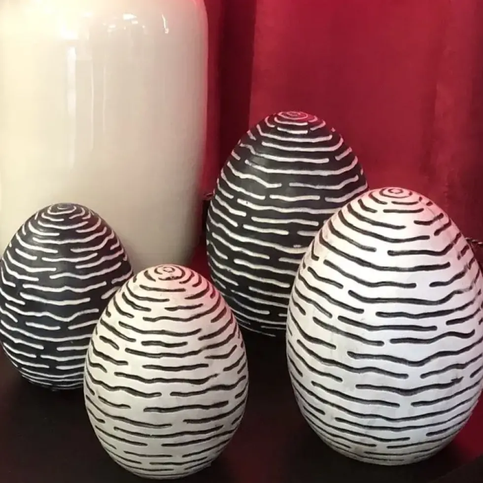 Deko Ostereier Verdu 2er Set Kaheku H 10 cm