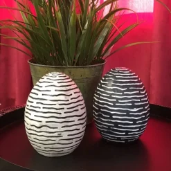 Deko Ostereier Verdu 2er Set Kaheku H 10 cm