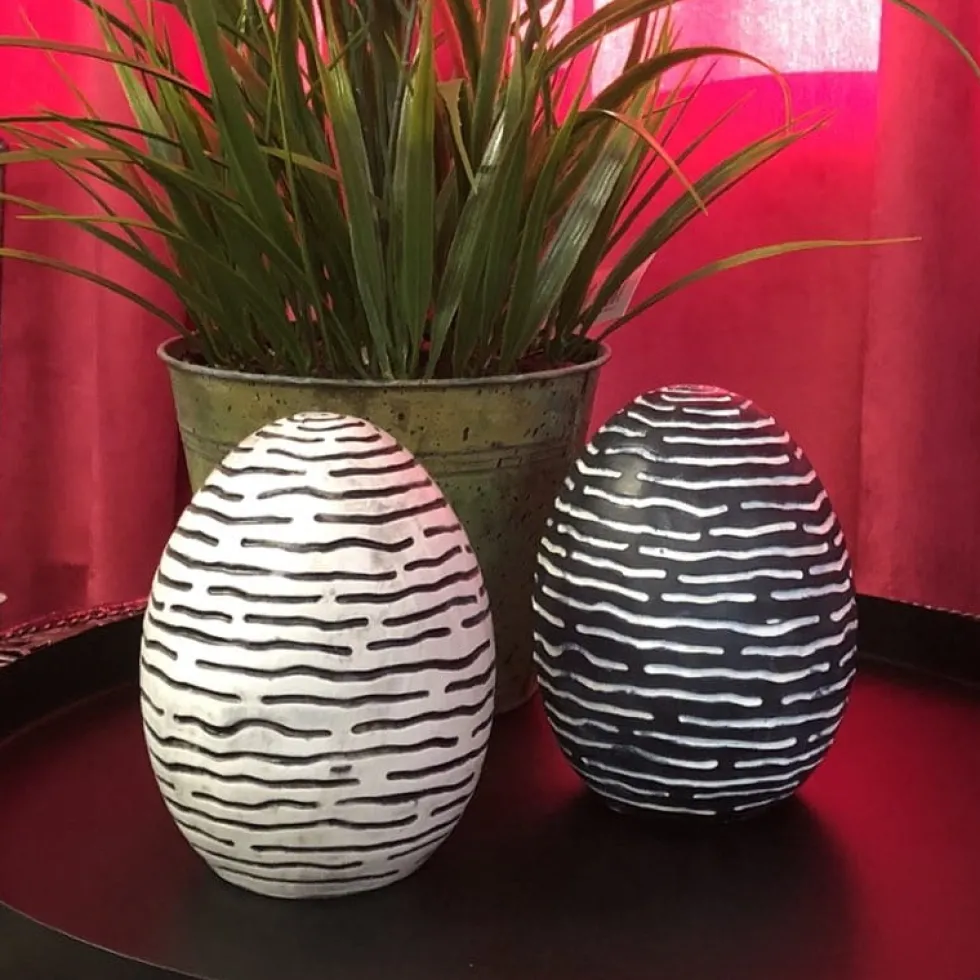 Deko Ostereier Verdu 2er Set Kaheku H 10 cm