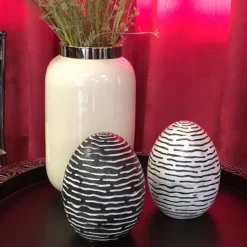 Deko Ostereier Verdu 2er Set Kaheku H 10 cm