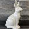 Deko Osterhase beige groß Frau Schmidt GiftCompany Höhe 43 cm